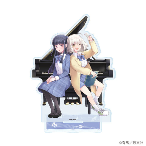 『エイティエイトを2でわって』アクリルスタンド01/藤田美弦&小林奏(公式イラスト)